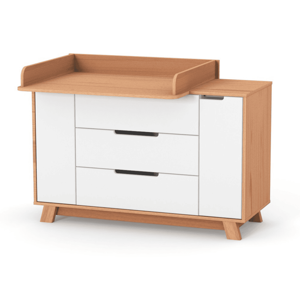 Přebalovací pult odnímatelný Široký 900 Gekko Kids, Přírodní Buk